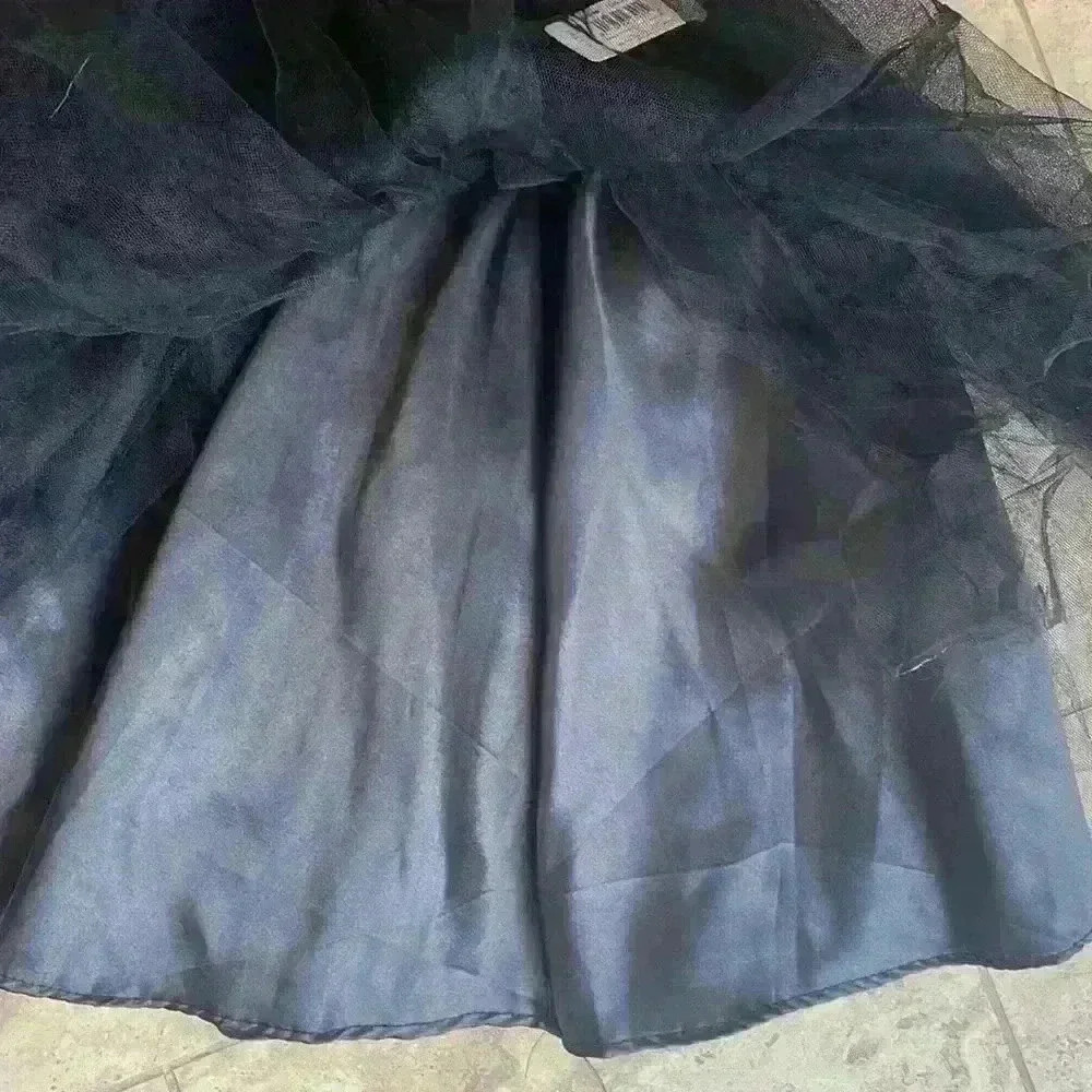 Maker’s Halloween Just Pretend NWT TUTU Blk netting skirt perfect 4 any Costume - Picture 3 of 5